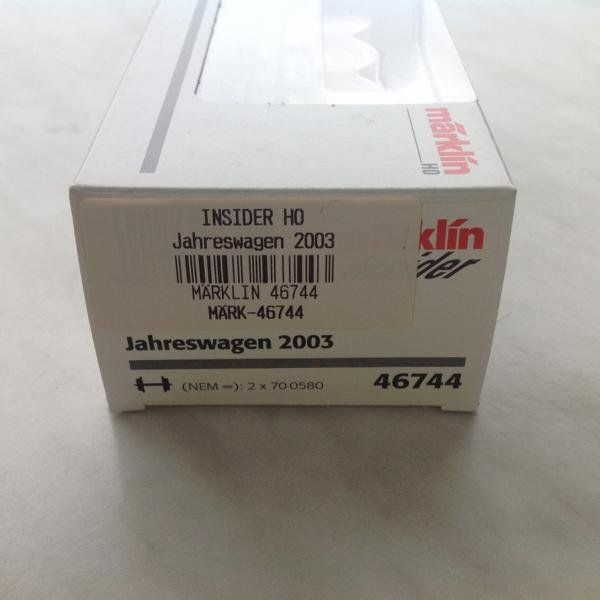 Märklin 46744, Insider 2003, Weinfasswagen Baron Jeune (Neu und ...