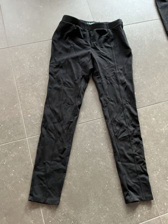 Schwarze bequeme Hose von Ralph Lauren in 36/XS