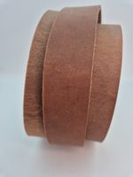 Lederriemen Geschirrleder Farbe Natur, 3.5 cm breit, 2. Wahl