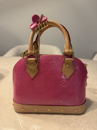 Louis Vuitton Alma BB Monogram Neon Pink