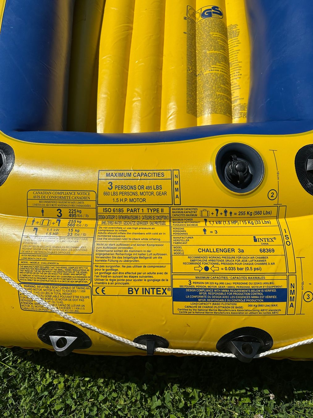 Boote: Schlauchboot Intex Challenger 3 inkl. Transport Tasche – Gebraucht aus Dietlikon von mar_qpk8 3