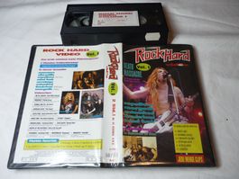 VHS Musik Rar - Rock Hard vol 1 death massacre sepultura