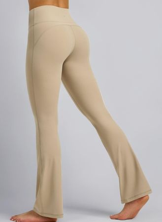 Trendige Yoga Hose, Beige, Gr. S, Neuwertig für Sport!