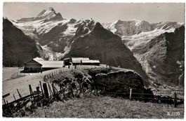 Grindelwald, Bergstation Firstbahn, gelaufen 1957