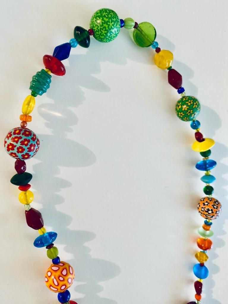 Catenine: Glas & Kunststoff Perlen Hals kette / 35cm. Durchmesser / – Nuovo (secondo la descrizione) da Schmitten FR venduto da resina 2