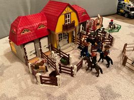 Playmobil Reiterhof mit Zubehör gebraucht im Set