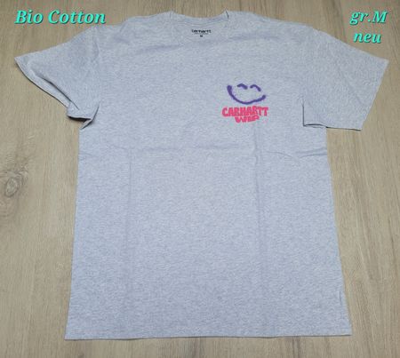 Carhartt WIP T-Shirt, Gr. M, Grau, Neu, Bio Cotton!