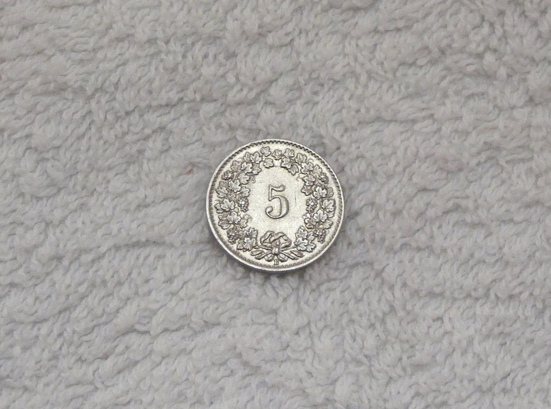 Tutti le monete: 5 centimes/rappen 1937 – Usato da Nyon venduto da Ilmi09 1