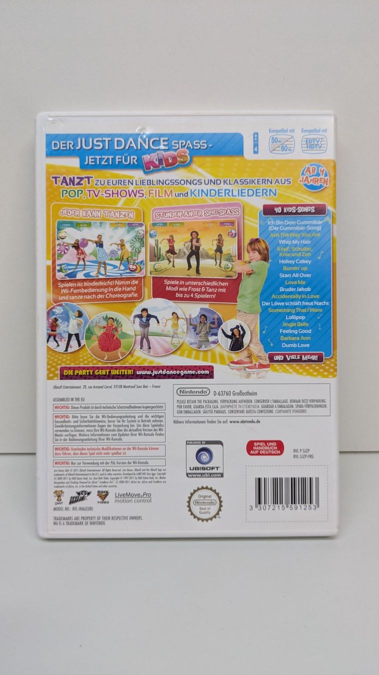 Giochi: Just Dance Kids - Nintendo Wii – Usato da Menziken venduto da mame18 2