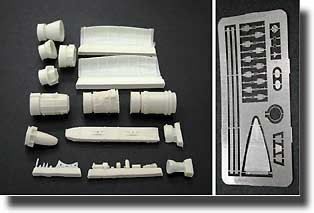 Kit di modellismo & Modellini statici: Aufrüstset 1/32 Heinkel He 162A-2 – Nuovo e nell'imballaggio originale da Neuenhof venduto da Abakan 1