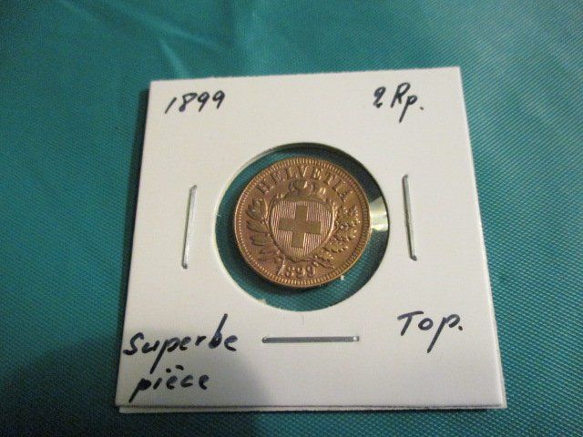 Tutti le monete: 2 Rp 1899  Superbe pièce  Top – Usato da Lovens venduto da Jelmi
