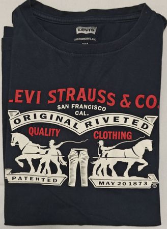 Levi Strauss T-Shirt dunkelblau Grösse 176 