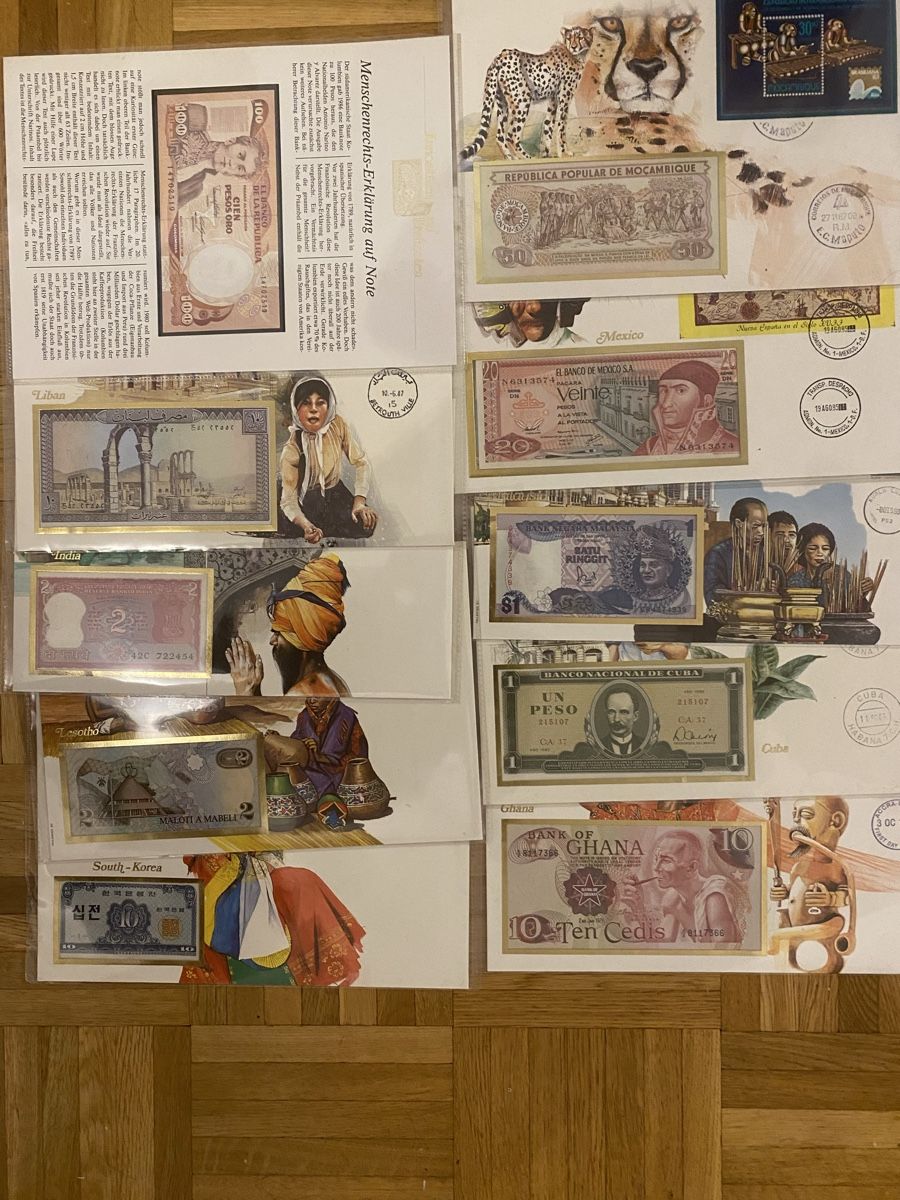 Banconote: 10 Banknotenbriefe – Nuovo (secondo la descrizione) da Muralto venduto da Alex1912