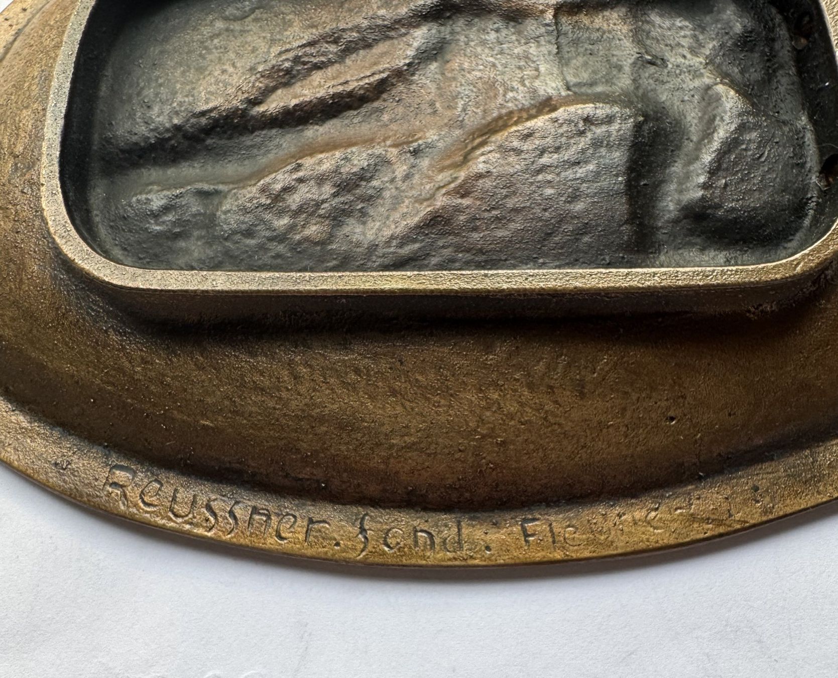 Medaglie: Medaille Plakette oder Aschenbecher Hasler AG Bern – Usato da Unterbäch VS venduto da Wallis3944 2