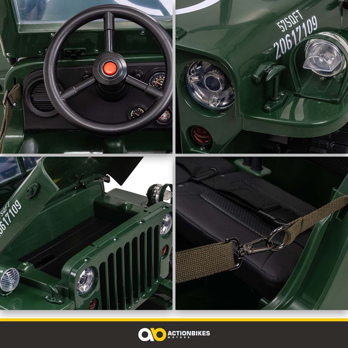 Fahrzeuge für Kinder: Jeep Willys Kinder-Elektroauto, 3 Sitze und 3 Gurte – Neu und originalverpackt aus Cham von G-Money_swiss 5