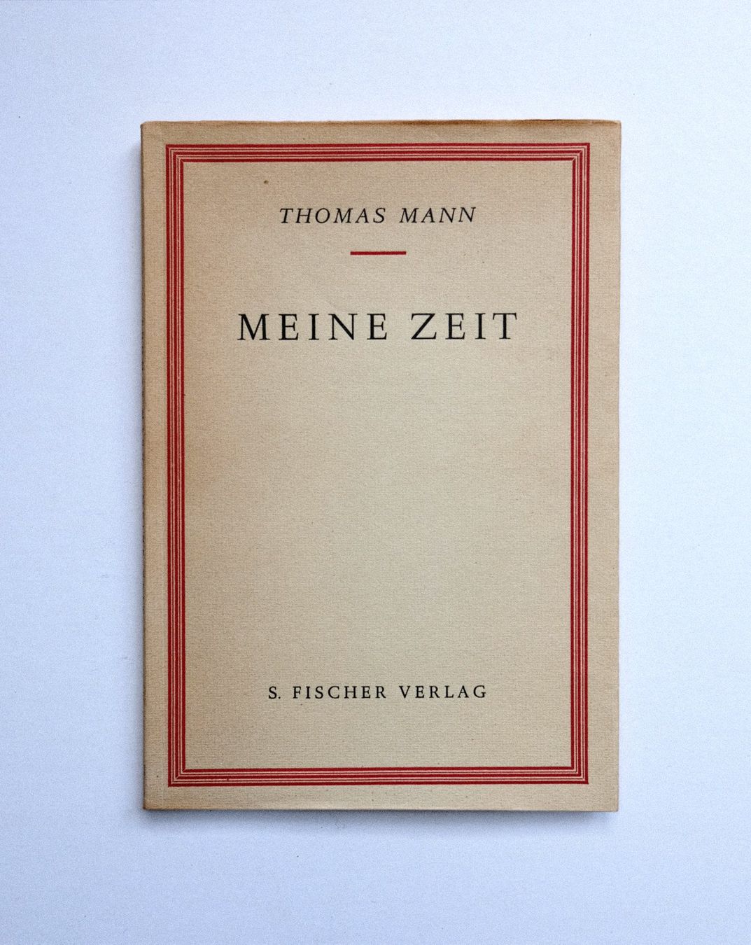 Autografi: Thomas Mann. Meine Zeit. 1950. Handsigniert. Original Sig. – Usato da Zürich venduto da Tulsa1968 1