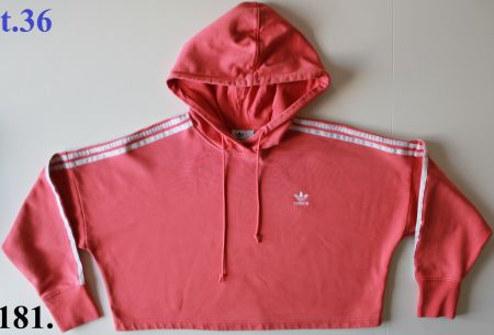 Adidas sweat à capuche crop  t. 36