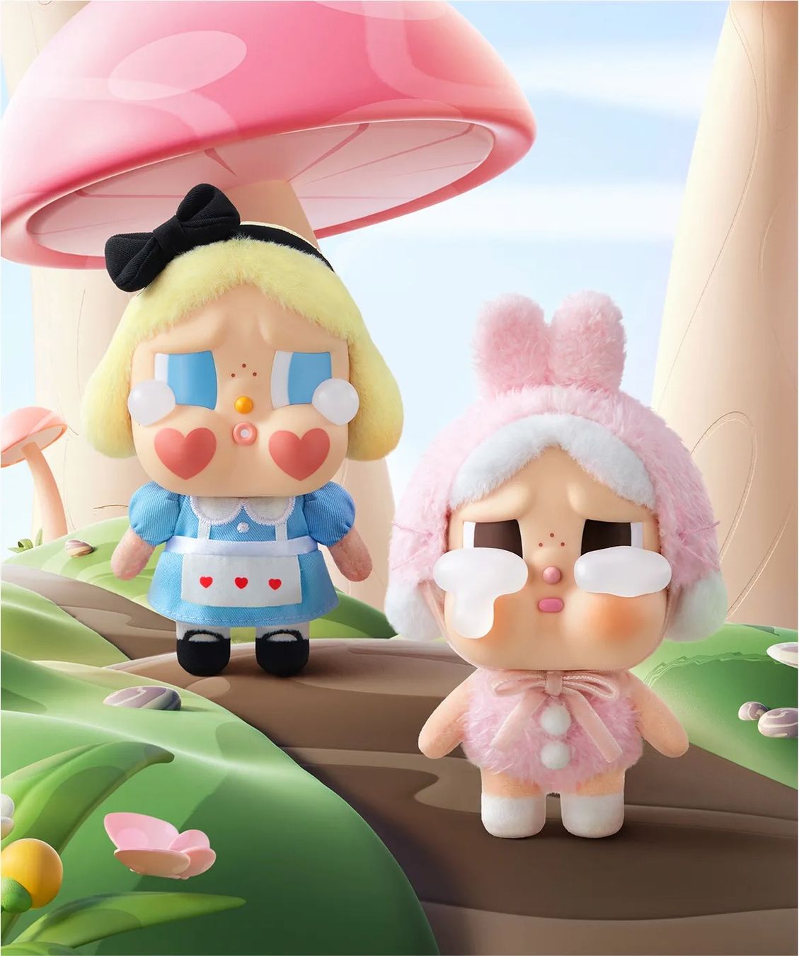 Pop Mart Figuren: POP MART CRYBABY Crying Again Plush SHE'S ALICE – Neu und originalverpackt aus Belmont-Lausanne von HausPopCharm 3