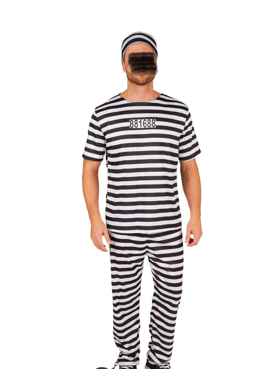 Costumi: Herrenkostüm Sträfling Grösse M – Nuovo (secondo la descrizione) da Necker venduto da liq24
