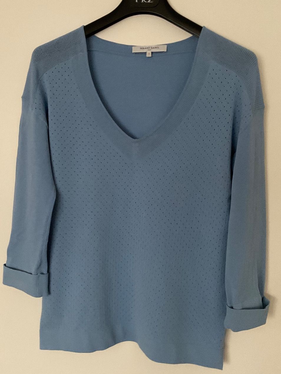 Gérard Darel Maglioni & Felpe: Gerard Darel Paris oversize Pullover Gr 36/S (1) hellblau – Usato da Urdorf venduto da alda02