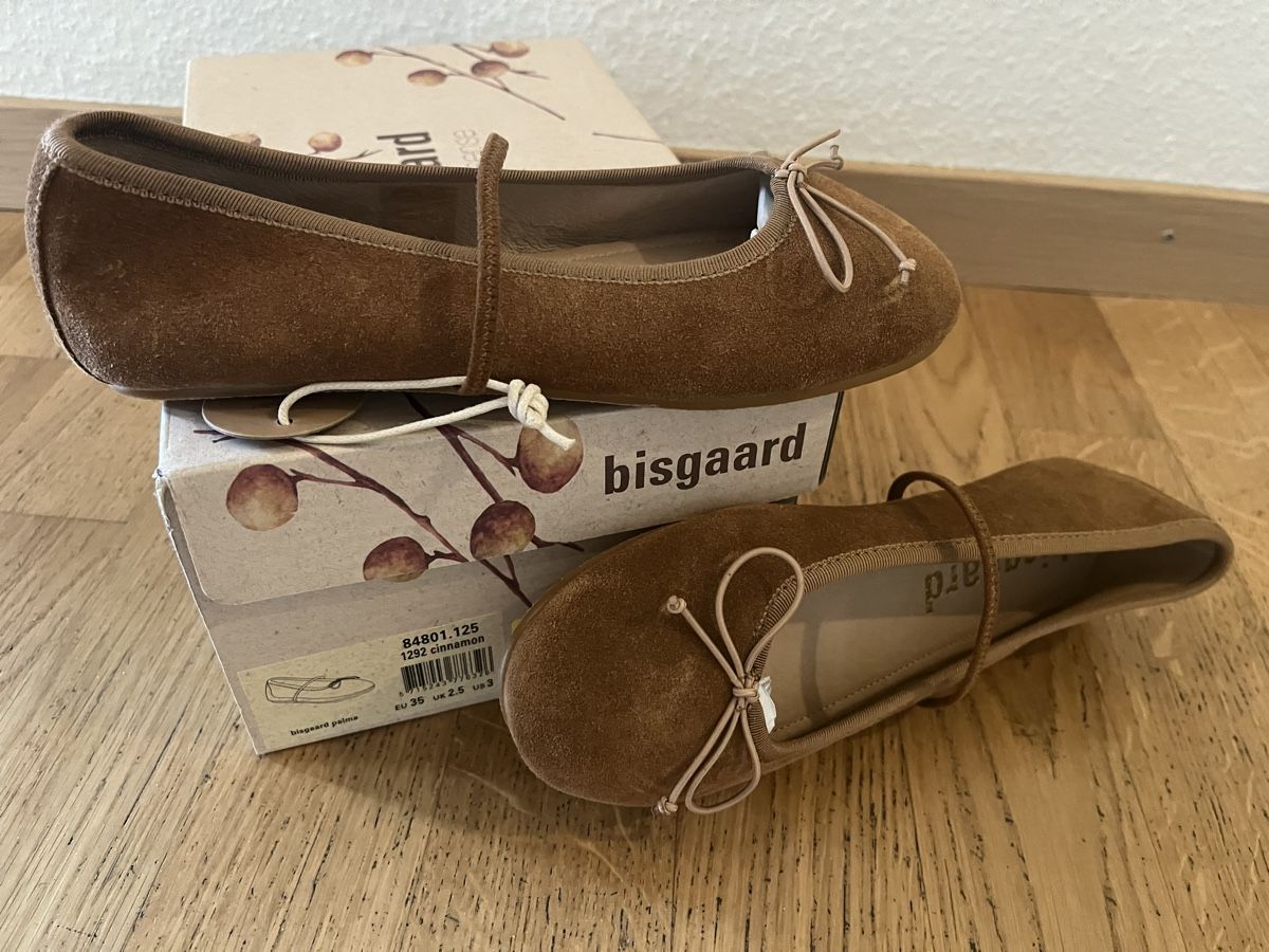 Bisgaard Scarpe per ragazze: Bisgaard Ballerina, Gr. 35, neu, Leder, Mädchen – Nuovo e nell'imballaggio originale da Zürich venduto da imelisa 2