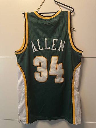 NBA ray allen seattle sonics mitchell ness gr M trikot