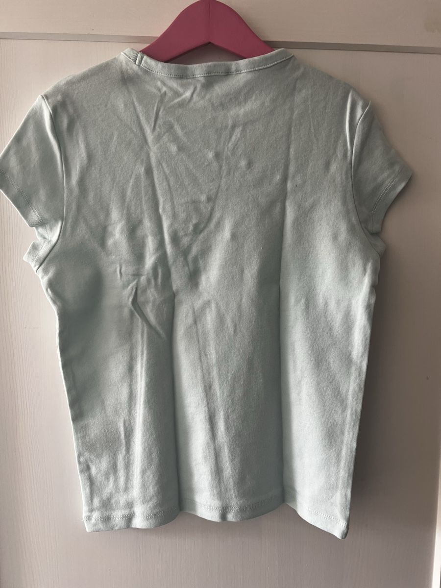 H&M Camicette, T-shirt & Top: H&m Top Hellblau Gr.170 neuwertig – Nuovo (secondo la descrizione) da Bottighofen venduto da fritz-81 2