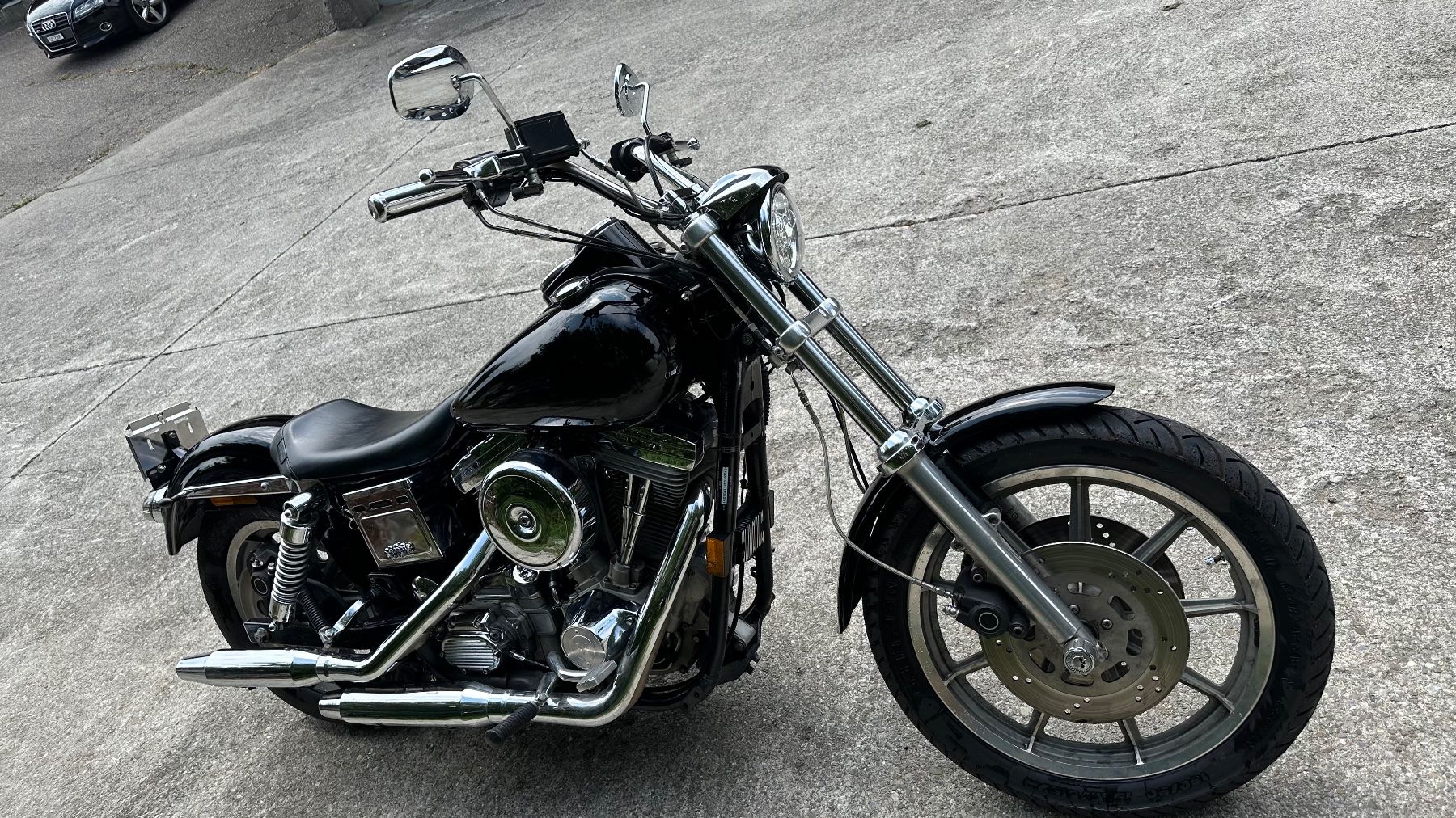 Harley-Davidson Chopper: Harley Davidson Dyna Glide Occasion Motorrad Schwarz – Usato da Eschenbach LU venduto da Duc847 9