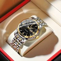 💛 Luxus Herren Uhr, dual Kalender inkl. Leucht Zeiger