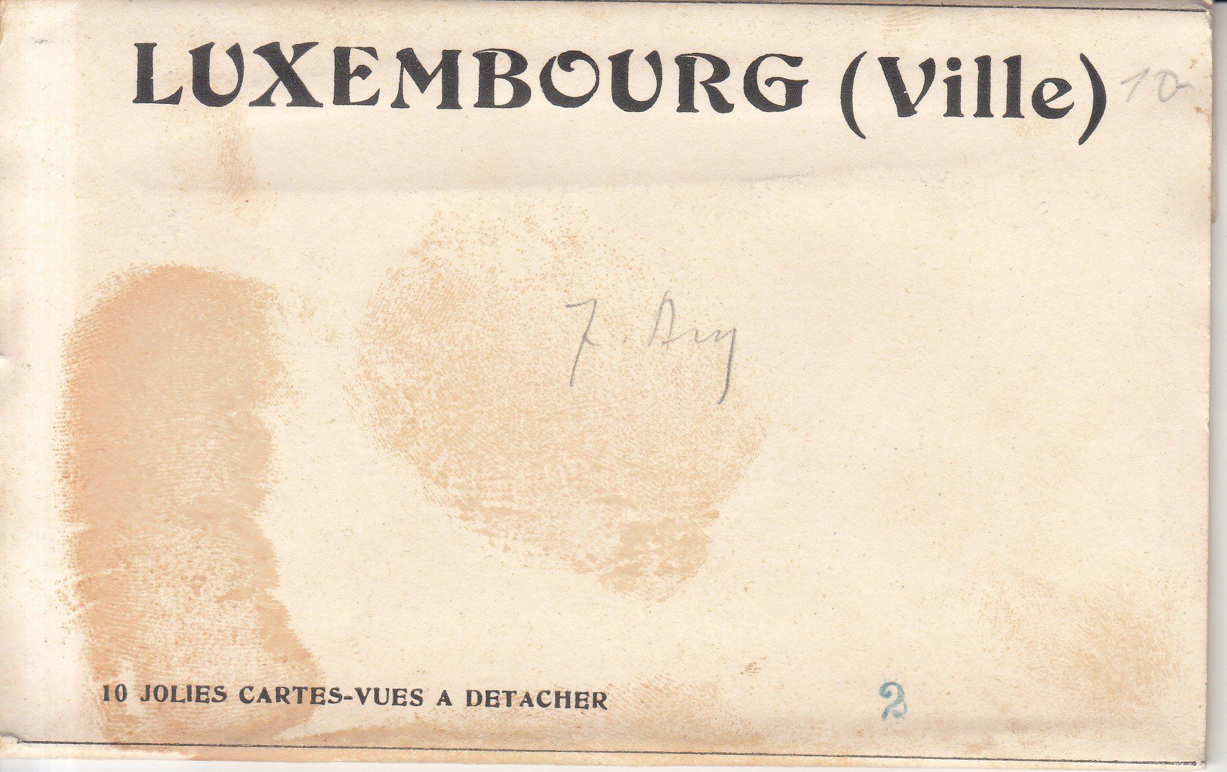 Cartoline postali: Luxemburg 4 Karten ca. 1940 – Usato da Bürglen TG venduto da StampGraf