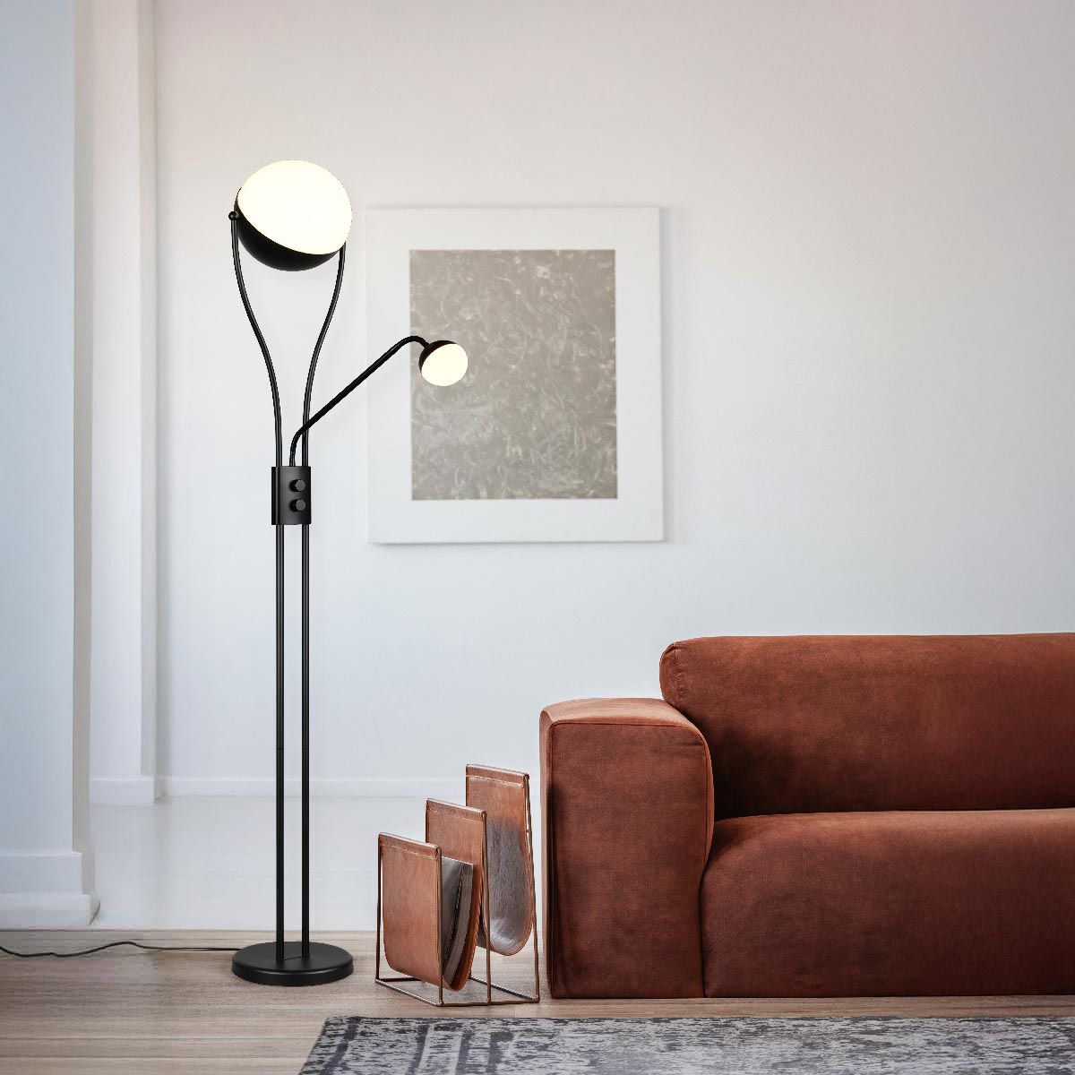 Lampade: LED Stehleuchte, Dimmer, 180 cm Höhe – Nuovo (secondo la descrizione) da Kreuzlingen venduto da Smart-Light 1