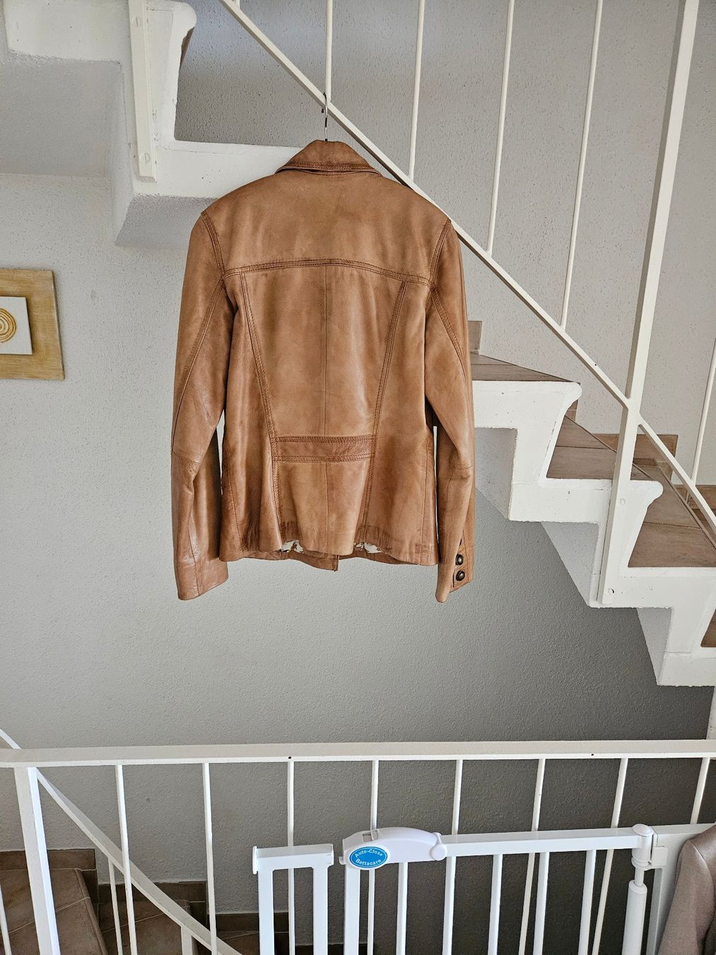Giacche: Lederjacke SAKI Collection  - Farbe Camel - Grösse S – Usato da Uetikon am See venduto da Orcino 1