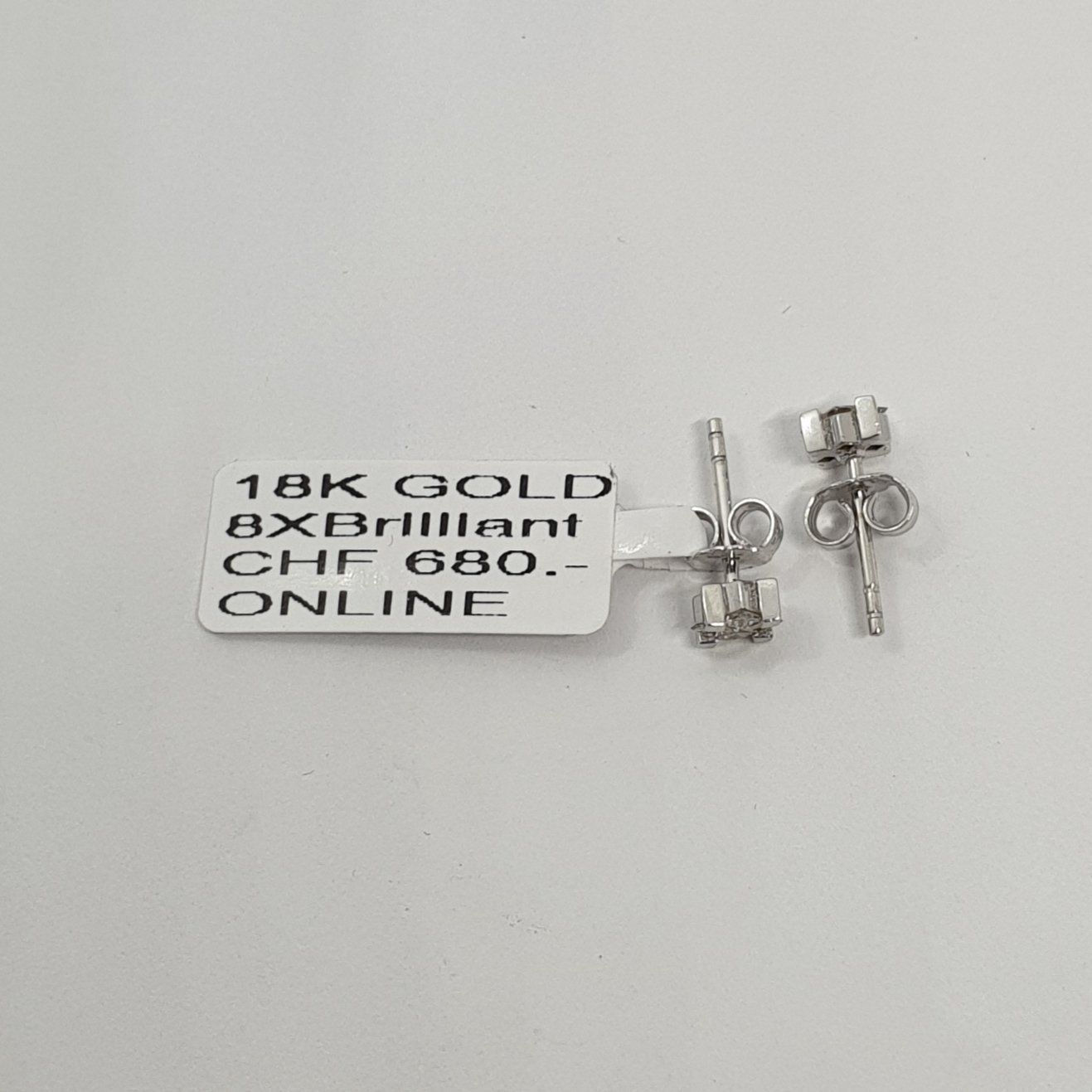 Boucles d'oreille: Echt 18K Gold - Diamant Ohrstecker – D'occasion à Luzern par Goldhaus-Luzern 2