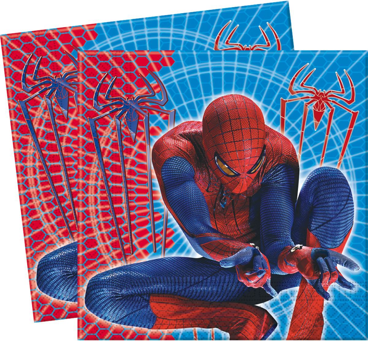 Disney Tutte le decorazioni: Spiderman / Servietten / 20Stk. – Nuovo e nell'imballaggio originale da Wetzikon ZH venduto da partyonlineshop