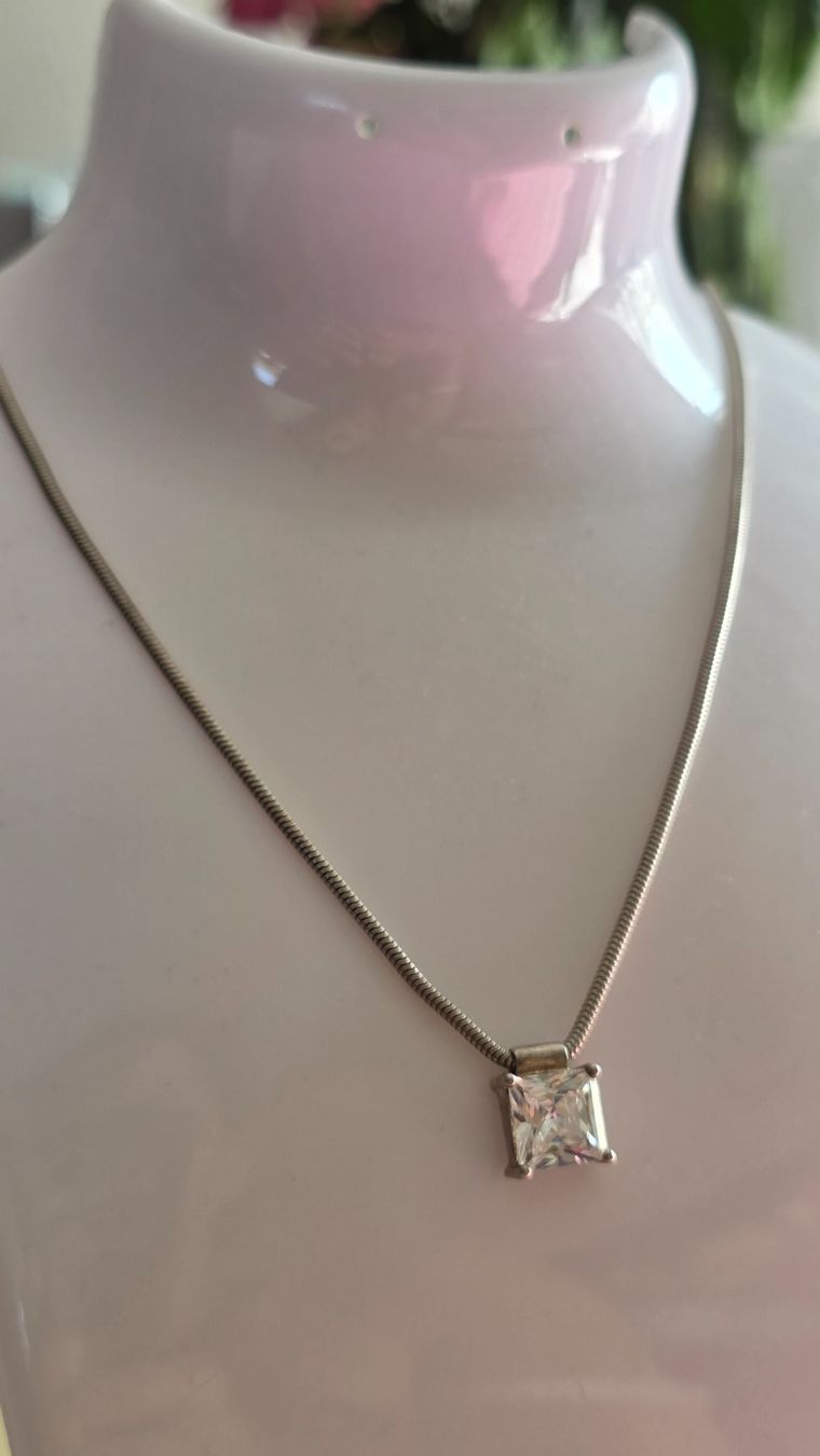 Catenine: Halskette Silber mit Anhänger – Usato da Wittenbach venduto da rose_rosi 1
