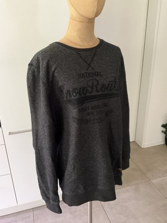 Charles Vögele Herren Übergans-Sweater, Grösse XL, Grau  52