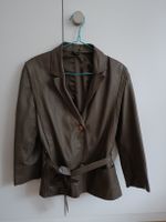 Vintage Lederjacke Khaki
