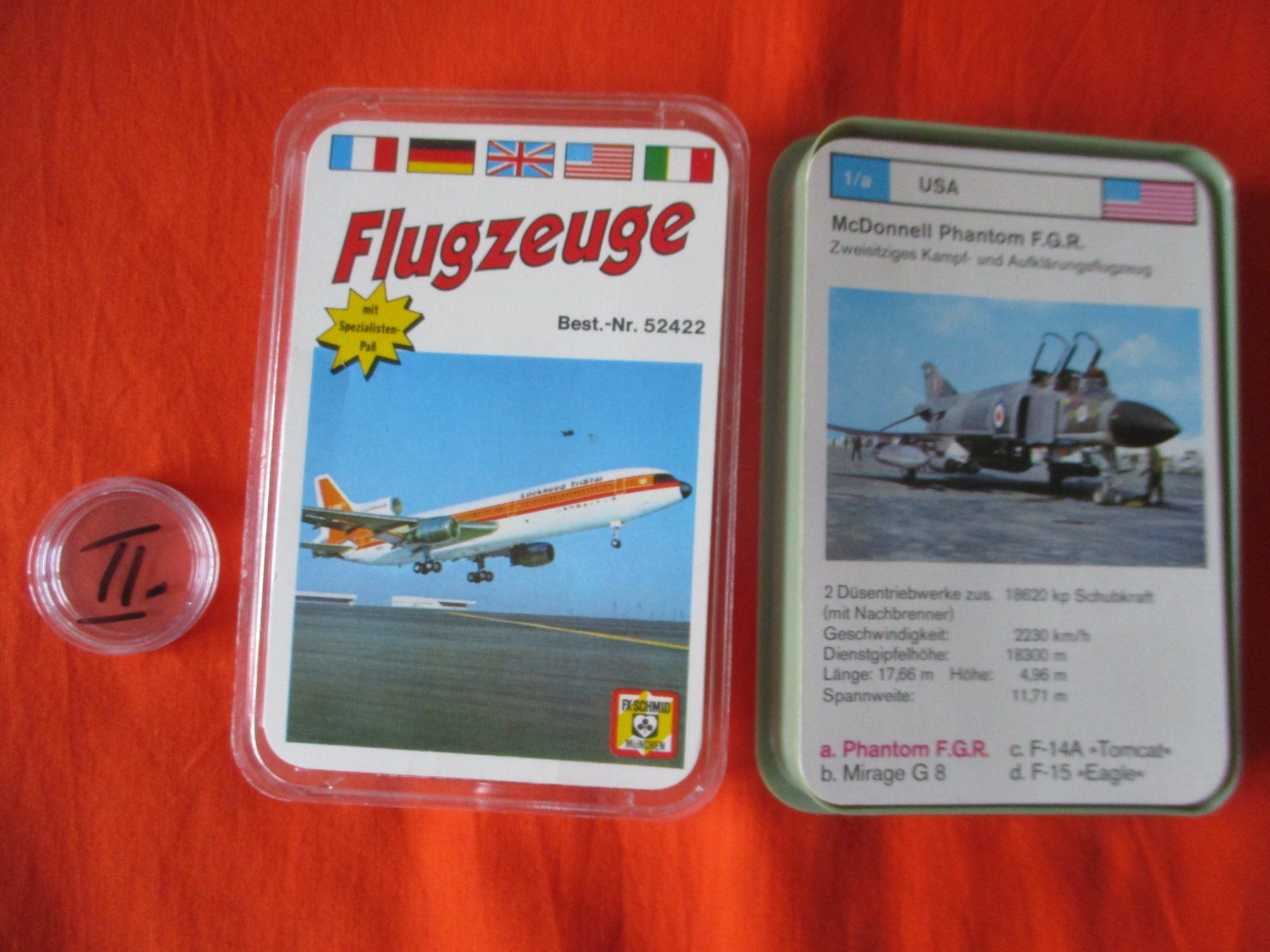 Giochi: Quartett 52422 Flugzeuge – Usato da Birsfelden venduto da alles-muss-raus