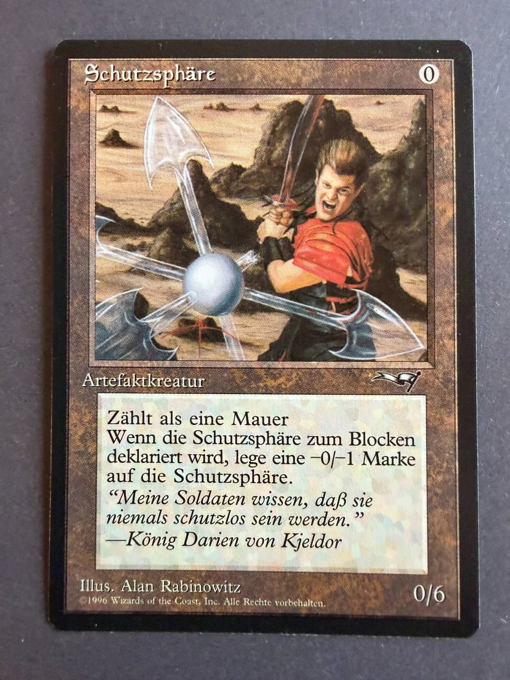Magic The Gathering Carte collezionabili: Schutzsphäre // Shield Sphere // Allianzen // Magic – Usato da Binz venduto da Tempelritter