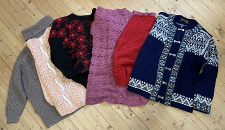 Lot 6 pulls femme M – laine, mérinos & cachemire