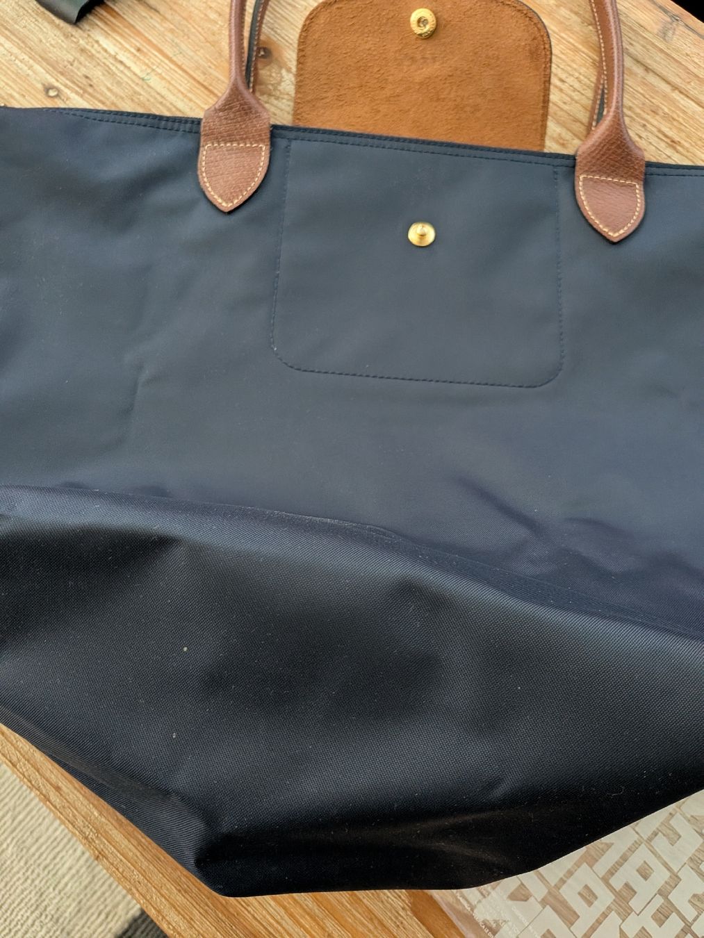 Longchamp Borse: Longchamp Le pliage Marine Grösse L – Usato da Sempach venduto da Scorch 4