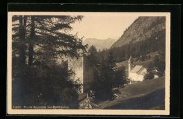 AK Pontresina, Ruine Spaniola, 1915