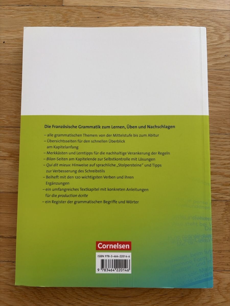 Libri: Französische Grammatik Schulbuch – Usato da Möhlin venduto da Halylea 1