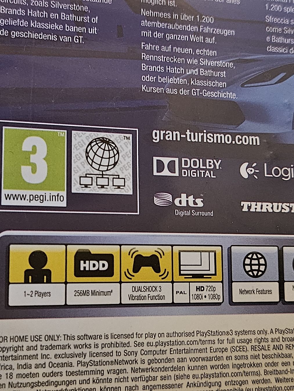 Sony Giochi: PS3 Gran Turismo 6 start the party – Usato da Anwil venduto da tamoos 4