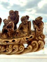 💚 ANTIKE CHINESISCHE DRACHENBOOT FIGUR 💚SCHWEIZER SAMMLUNG