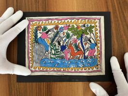 Original Mexiko Kunstwerk Handgemalt & signiert! Ab 1 CHF!!!