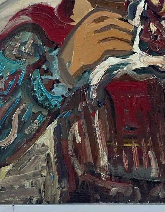 Dipinti: Giuseppe Lippoli - Venditore di castagne 1987 – Nuovo (secondo la descrizione) da Bruettisellen venduto da Collector_Store 4