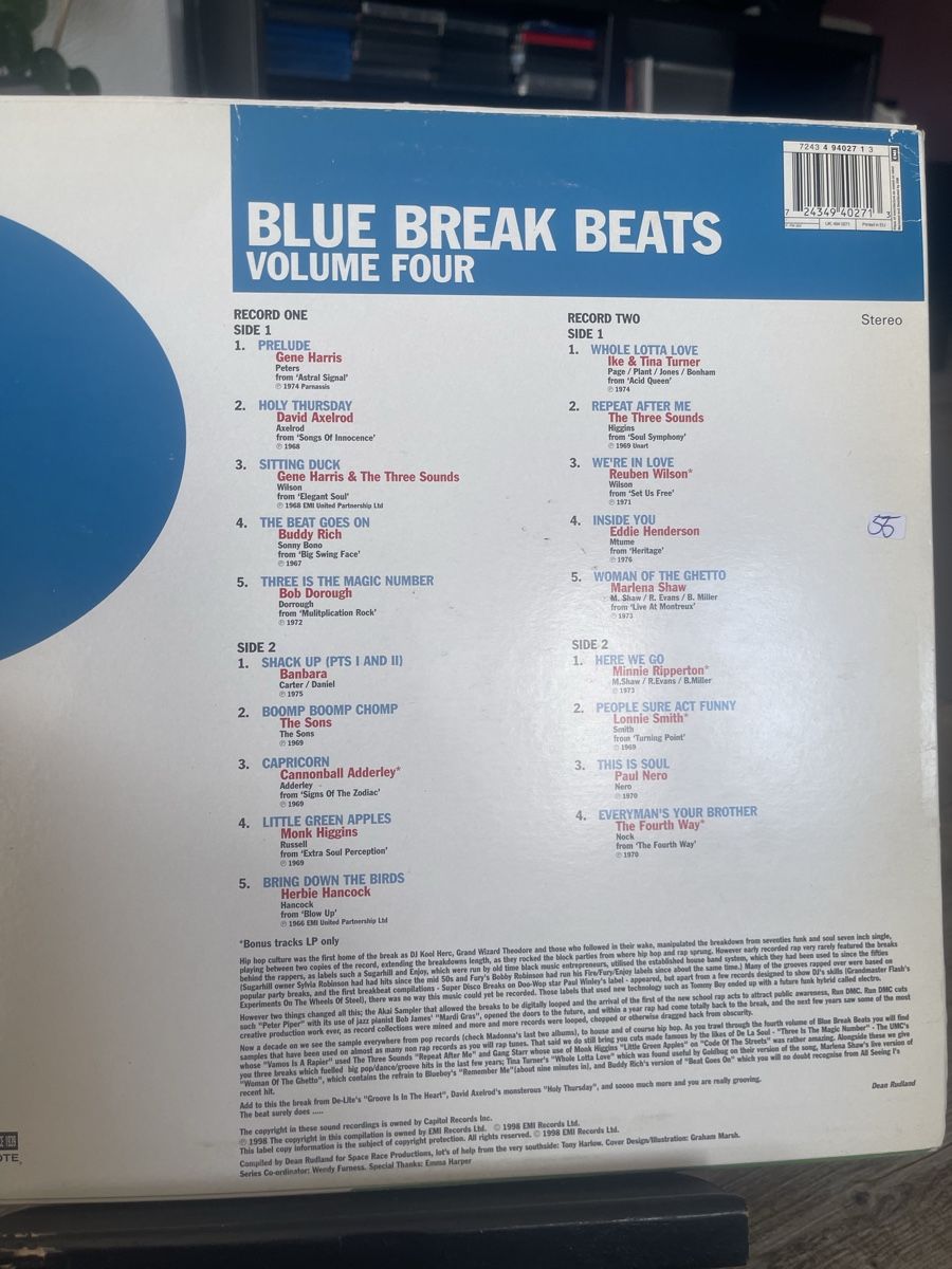 Schallplatten: Blue Break Beats / Volume Four / Blue Note – Gebraucht aus Dagmersellen von stonefinger 1