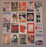 Lot de 20 cartes postales de divers films internationnaux