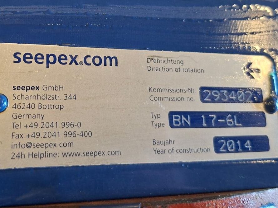 Tutte le macchine: Seepex Schneckenpumpen – Difettoso da Inwil venduto da SgFaPsI 5